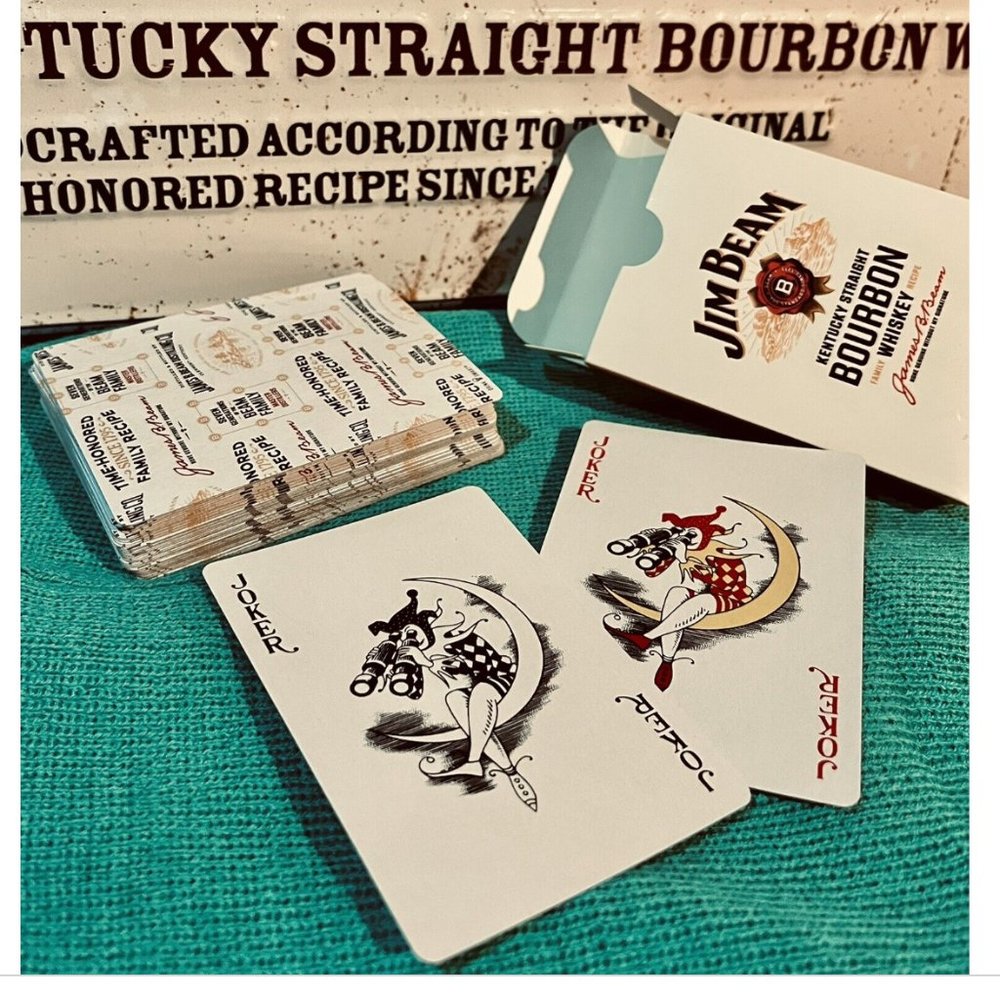 RARE!!! VINTAGE SEALED JIM BEAM BOURBON DECK OF CARDS!!!